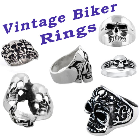 Vintage Biker Rings: Embrace Timeless Style and Quality