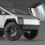 Tesla pickup alloy car model sound light For Kids