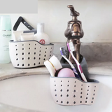 1007GG 1Pcs Kitchen Accessories Utensils Organizer Adjustable Snap Sink Soap Sponge Holder Kitchen Hanging Drain Basket Kitchen Gadgets