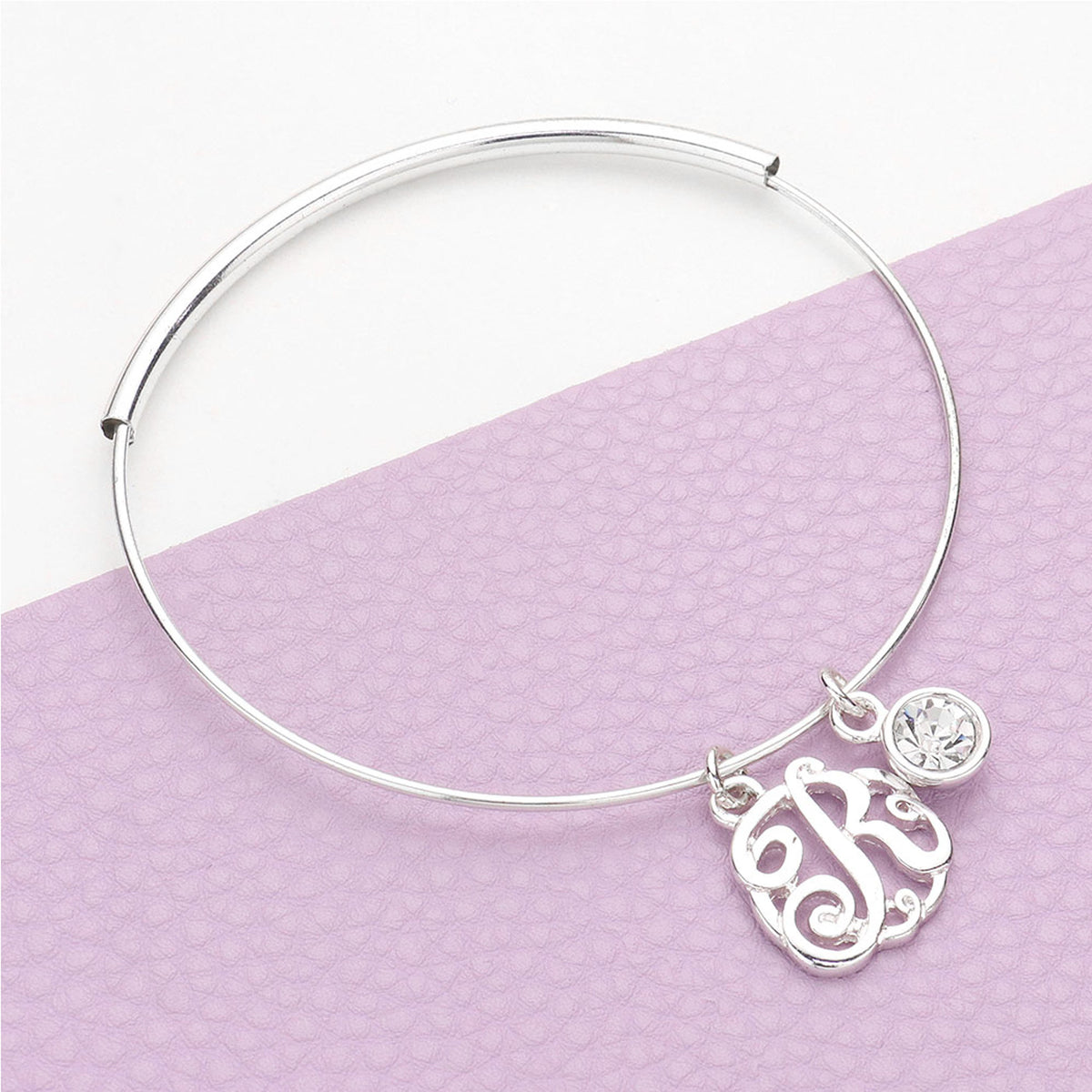 Monogram Bracelet- {Sold By 6 Pcs= $35.99}