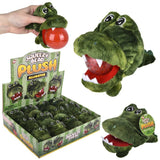 3" Alligator Squeezy Bead plush (Dozen = $37.99)