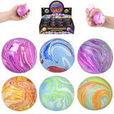 Squish & Stretch Marbleized Gummi Ball For Kids In Bulk- Assorted