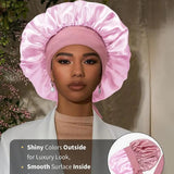 Sleeping Silk Satin Bonnet for Women