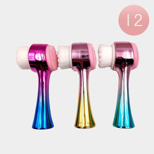 Double-Sided Facial Brushes (Sold by DZ=$71.88)