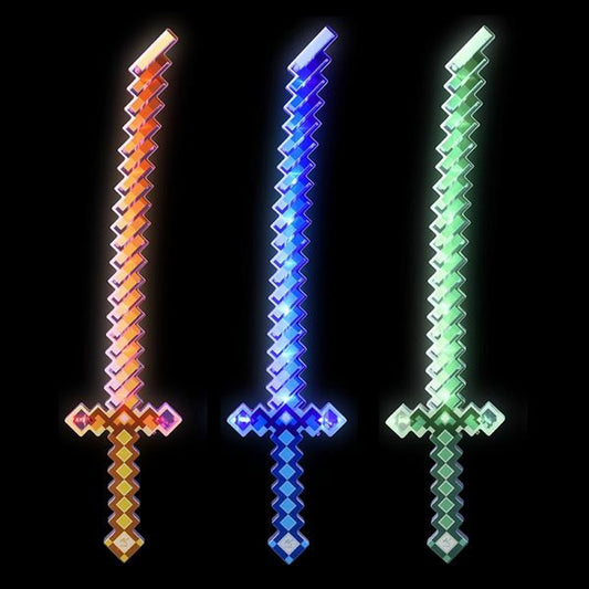 Light Up Pixel Crystal Katana In Bulk