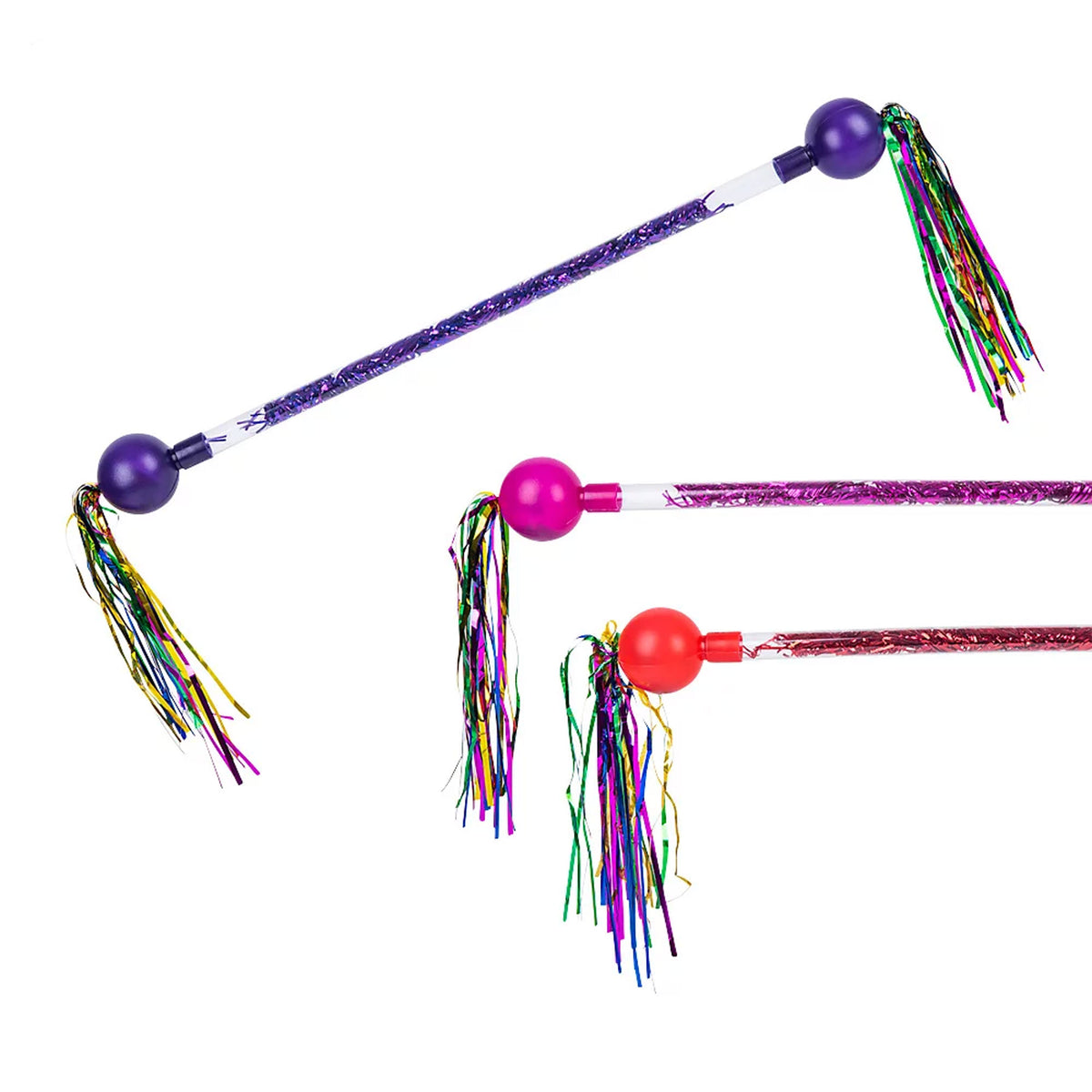 23" CHA-CHA TINSEL BATON (Dozen = $29.99)