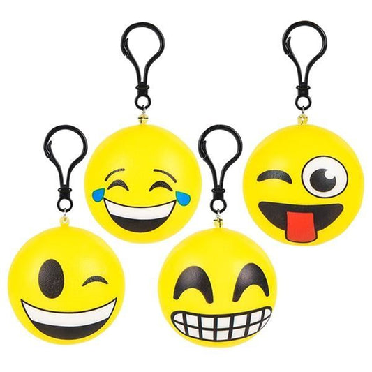 Squish Emoticon Keychains kids Toys In Bulk- Assorted