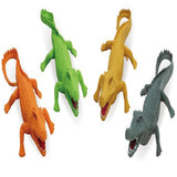 9-Inch Rubber Crocodile Toy For Kids in Bulk - Assorted