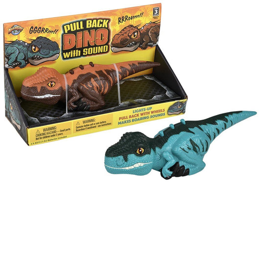 Pull Back Dinosaur With Sound Kids Toys In Bulk- Assorted