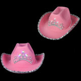 Youth Blanking Cowgirl Hat with Tiara In Bulk