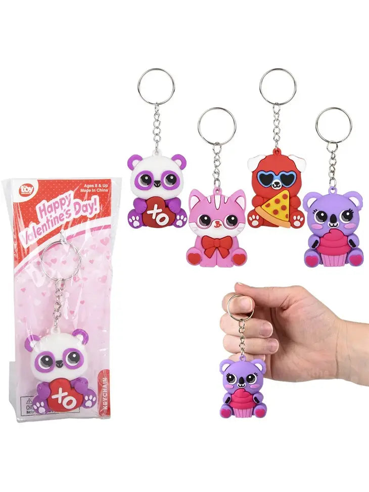 Valentine Keychain | Assorted| (Dozen = $11.99)