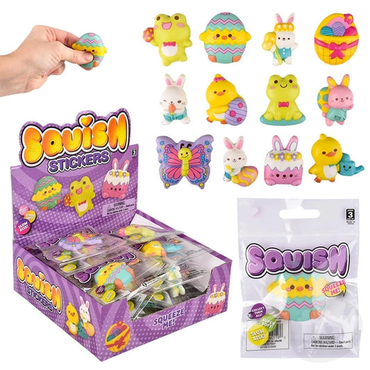 Squish Sticker Kids Toy In Bulk - Assorted