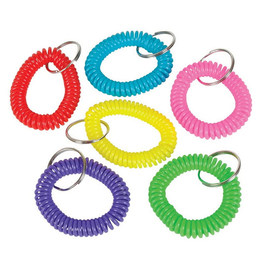 Spiral Keychain In Bulk- Assorted