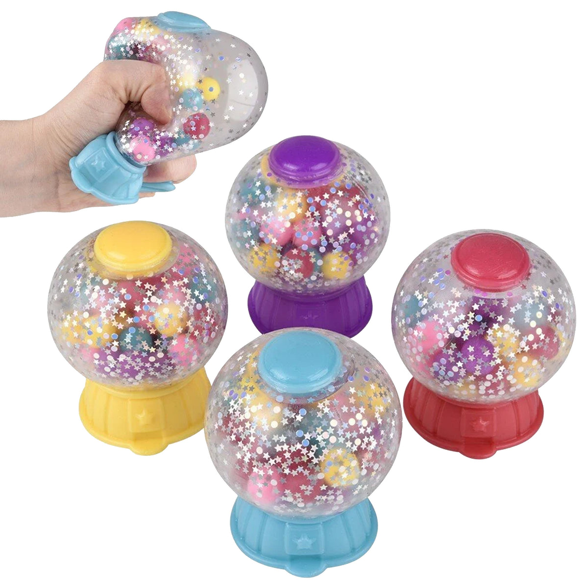 Squeezy Bead Gumball Machine in Bulk - Assorted