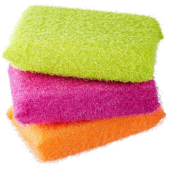 Freedom Jumbo Multi- Purpose Colorful Scrub Sponges 3Pcs/ Pack- MOQ- 8 Pack