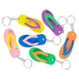 Flip Flop Keychain kids toys In Bulk- Assorted