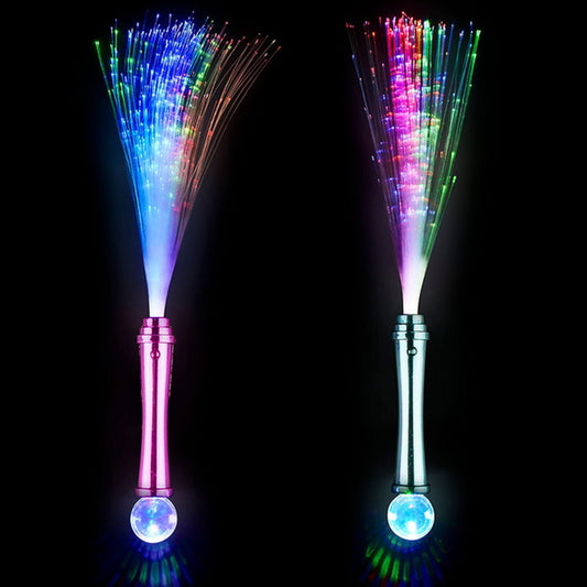 Wholesale Fiber Optic Lights Wand With Magic Ball- Assorted