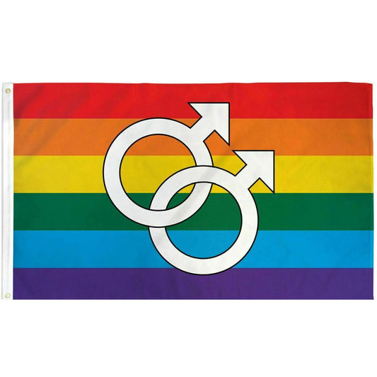 Double Large Mars 3' x 5' Pride Flag