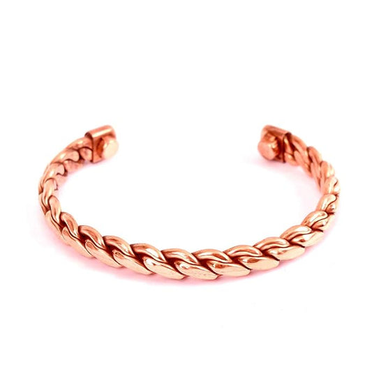 Wholesale Stylish Pure Copper Magnetic Cuff Bracelet - Health and Fashion Combined (Sold By Piece Or Dozen)