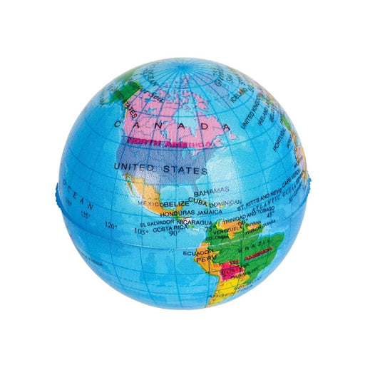 3" GLOBE STRESS BALL (Dozen = $14.99)