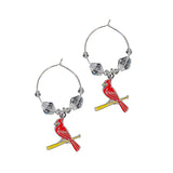 St. Louis Cardinals Hoop Earrings In Bulk