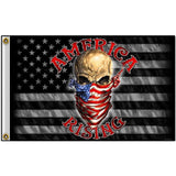 AMERICA RISING SKULL Biker Flag Set - 3x5 Feet (Set of 3)