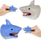 Stretchy Shark Finger Puppet Kids Toys In Bulk- Assorted