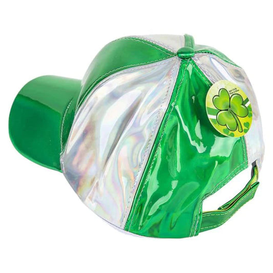 St. Patrick's Day Iridescent Baseball Toddlers Cap In Bulk