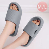 Solid Soft Sole Slippers - M/L Size-(1 Dozen=$149.99)