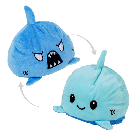 Wholesale Reversible Soft Plush Shark Kids Toys- Assorted