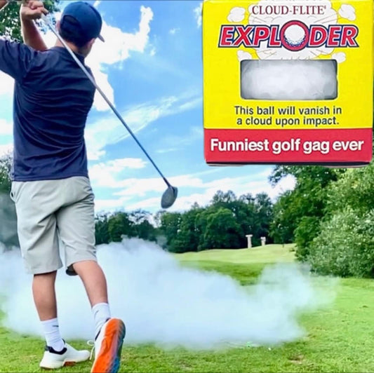 Wholesale Pack of Golf Balls (4 Pack) | Exploding Golf Balls for Pranks and Fun ( sold by the set )