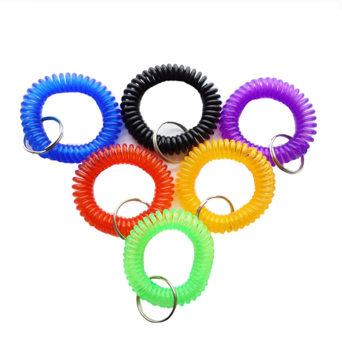 2.5" Spiral Keychain Assorted (Dozen = $4.99)