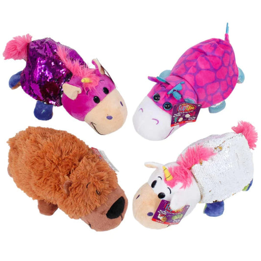 Flip & Play Soft Plush Friends For Kids In Bulk- Assorted