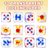 Transparent Dice In Bulk