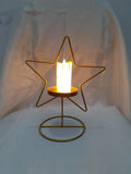 Star Candel Holder For Home Decoration