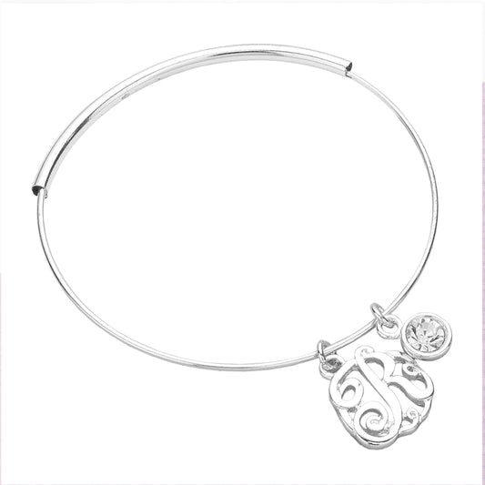 Monogram Bracelet- {Sold By 6 Pcs= $35.99}