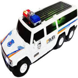 Battery Operated Bump and Go Police SUV Car Kids Toy In Bulk