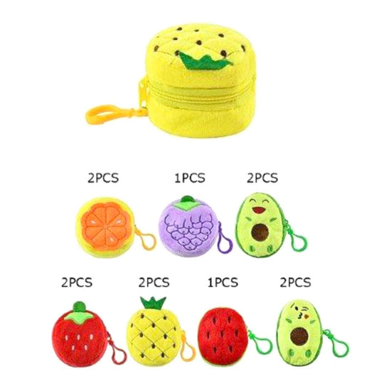 Fruits Coin Purses (Sold by Dozen=$23.88)