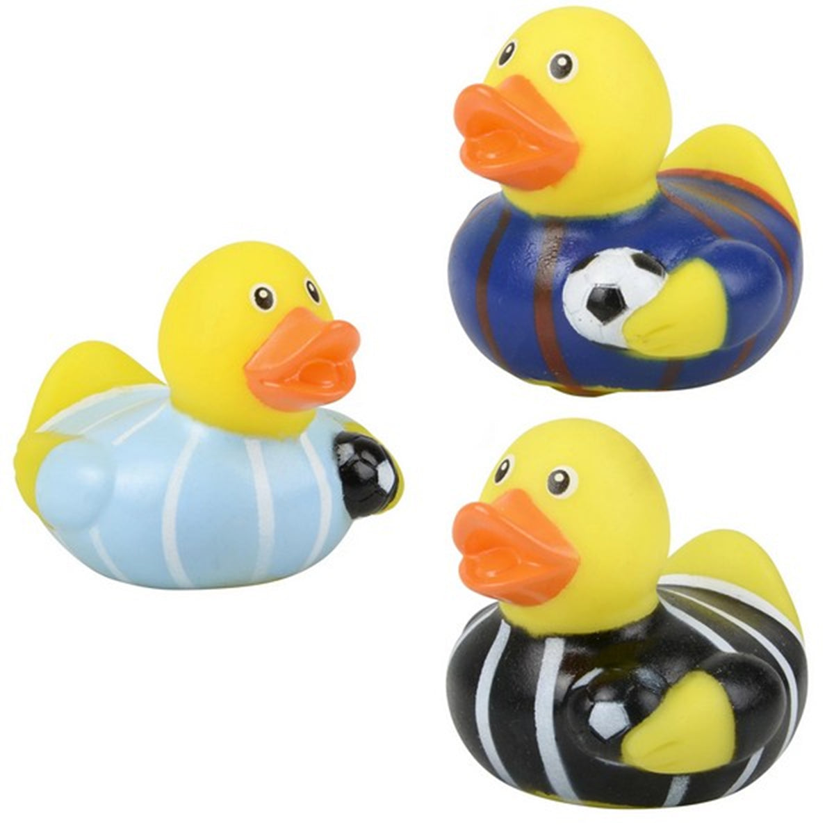 Soccer Rubber Ducky kids Toys In Bulk- Assorted