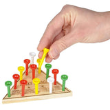 4.5" Wooden Triangle Game (Dozen = $19.99)