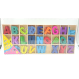 Multicolor Wooden Alphabets Letter Learning Educational Toy For Kids