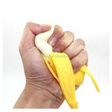 Wholesale Realistic Squeeze Pressure Release Rubber Stretchy Banana