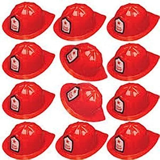 Plastic Firefighter Chief Hat In Bulk