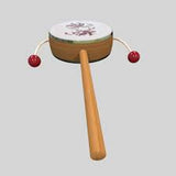 Handcrafted Wooden Drums Toys - Assorted