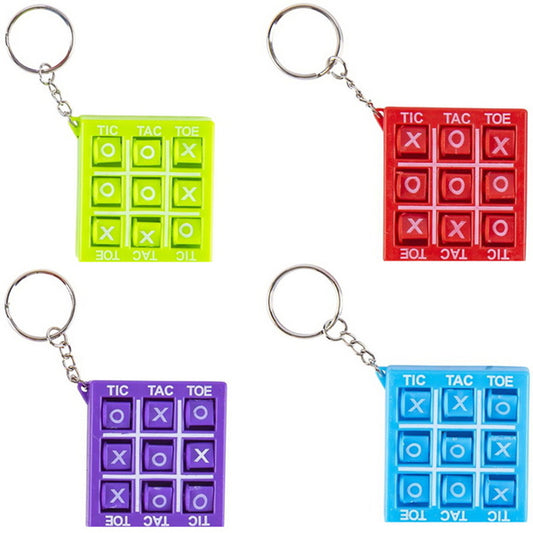 Tic Tac Toe Keychain For Kids In Bulk- Assorted