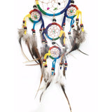 Wholesale Multi-Color Rainbow Dreamcatcher 6.5" x 20" with - Handcrafted Bohemian Decor