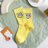 Women & Kids Cartoon Anime Style 100% Cotton Socks - Assorted