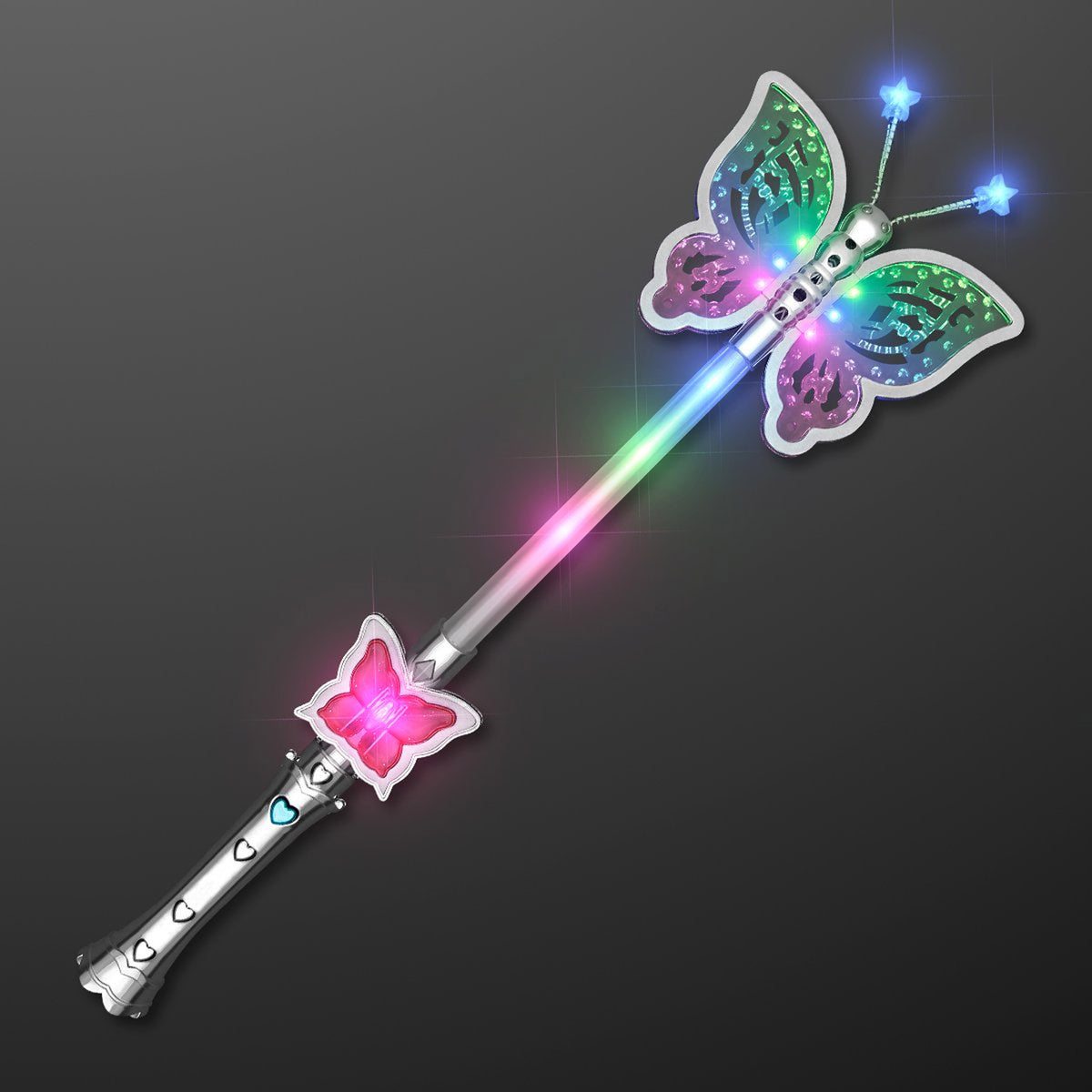 16" LIGHT-UP BUTTERFLY BATON