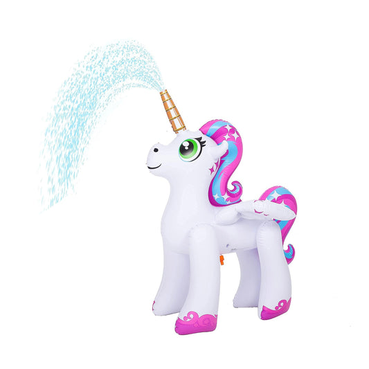 24-Inch Rainbow Unicorn Inflatable Toy