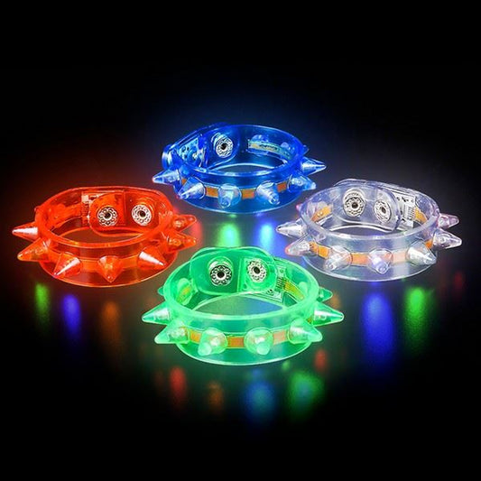 Light Up Spiky  Bracelet kids toys In Bulk